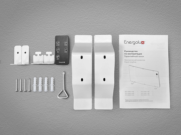 Конвектор со стеклокерамической панелью Energolux Jungfrau ECH-1500E-J1-WG