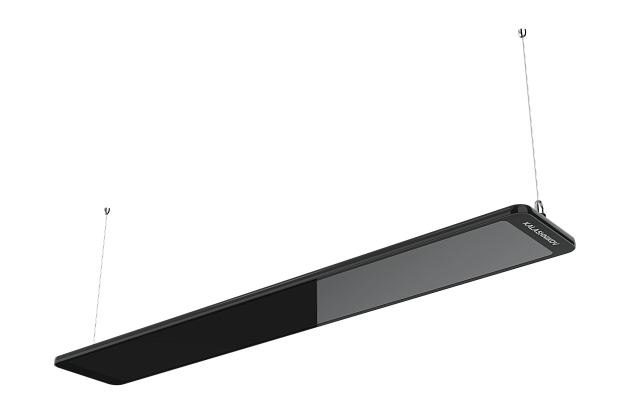 Инфракрасный обогреватель KALASHNIKOV из закаленного стекла KIRH-GSB-E05-12