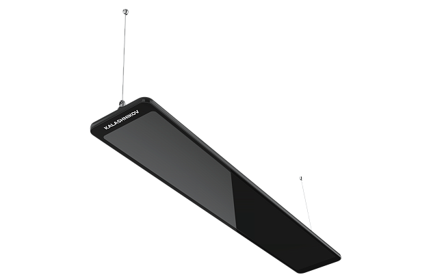 Инфракрасный обогреватель KALASHNIKOV из закаленного стекла KIRH-GSB-E05-12