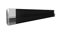 Инфракрасный обогреватель с излучающей панелью KIRH-E10P-12 (черная панель)